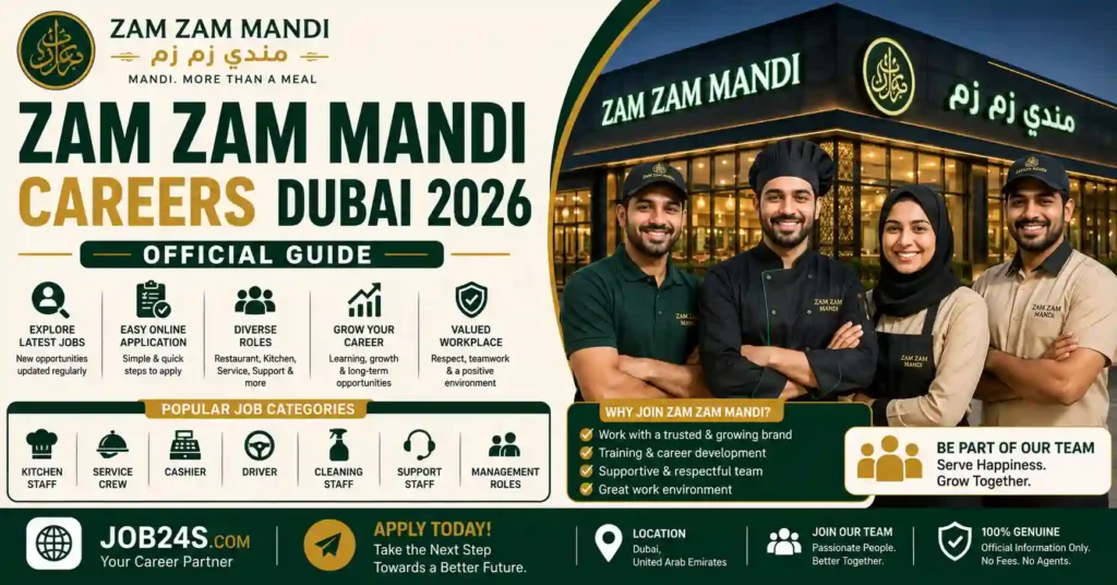 Zam Zam Mandi Careers Dubai 2026: Official Guide