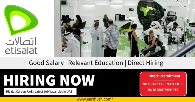Etisalat Careers UAE : Latest Job Vacancies In UAE