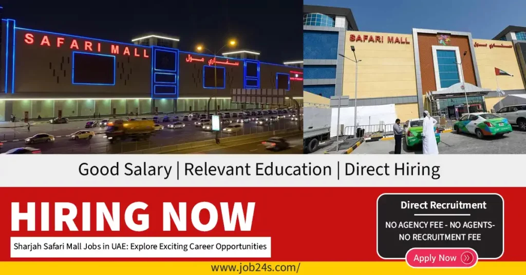 Sharjah Safari Mall Jobs in UAE