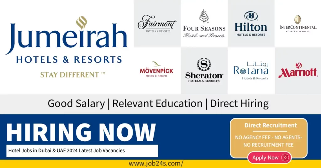 Hotel Jobs in Dubai & UAE 2024 Latest Job Vacancies
