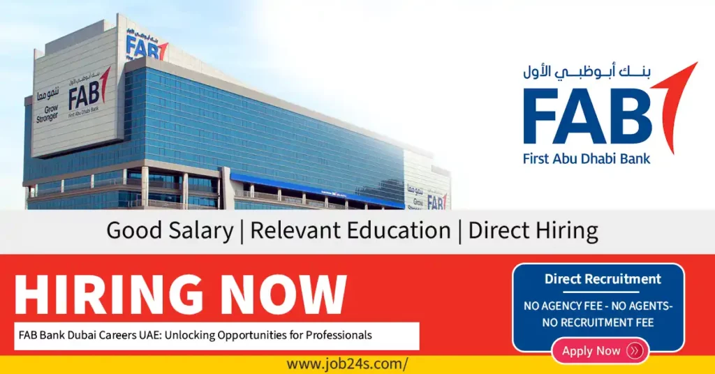 FAB Bank Dubai Careers UAE