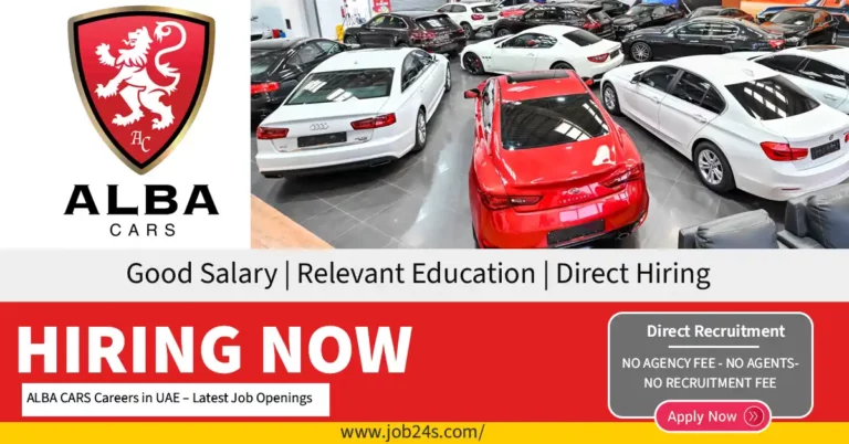 ALBA CARS Careers in UAE – Latest Job Openings