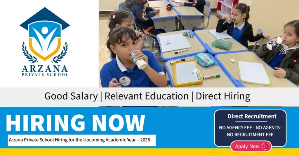Arzana Private School Hiring