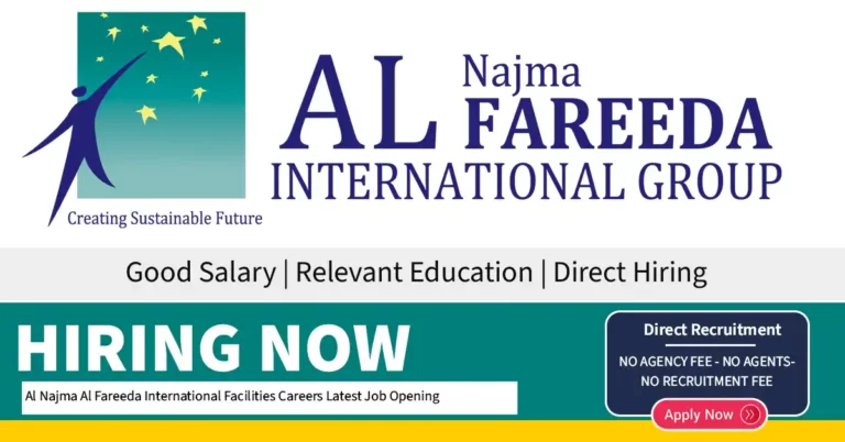 Al Najma Al Fareeda International Facilities Careers Latest Job Opening