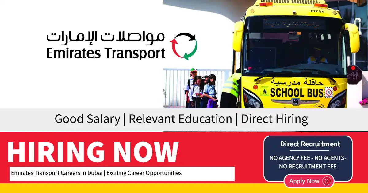 Emirates Transport Careers in Dubai | Exciting Career Opportunities