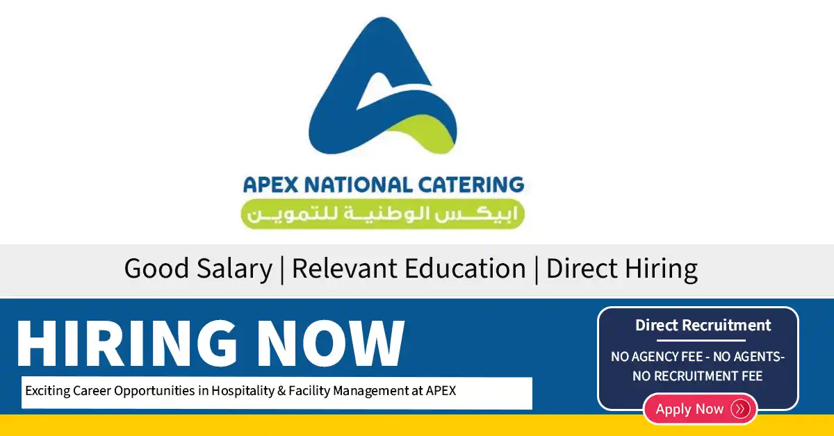 Exciting Career Opportunities in Hospitality & Facility Management at APEX