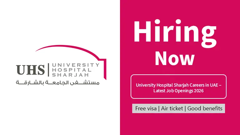 University Hospital Sharjah Careers in UAE – Latest Job Openings 2026