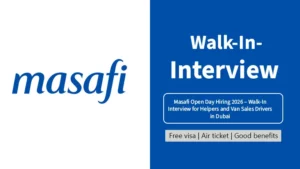 Masafi Open Day Hiring