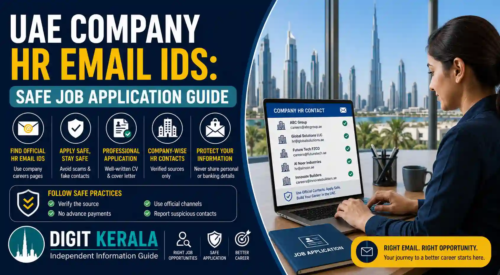 UAE Company HR Email IDs: Safe Job Application Guide
