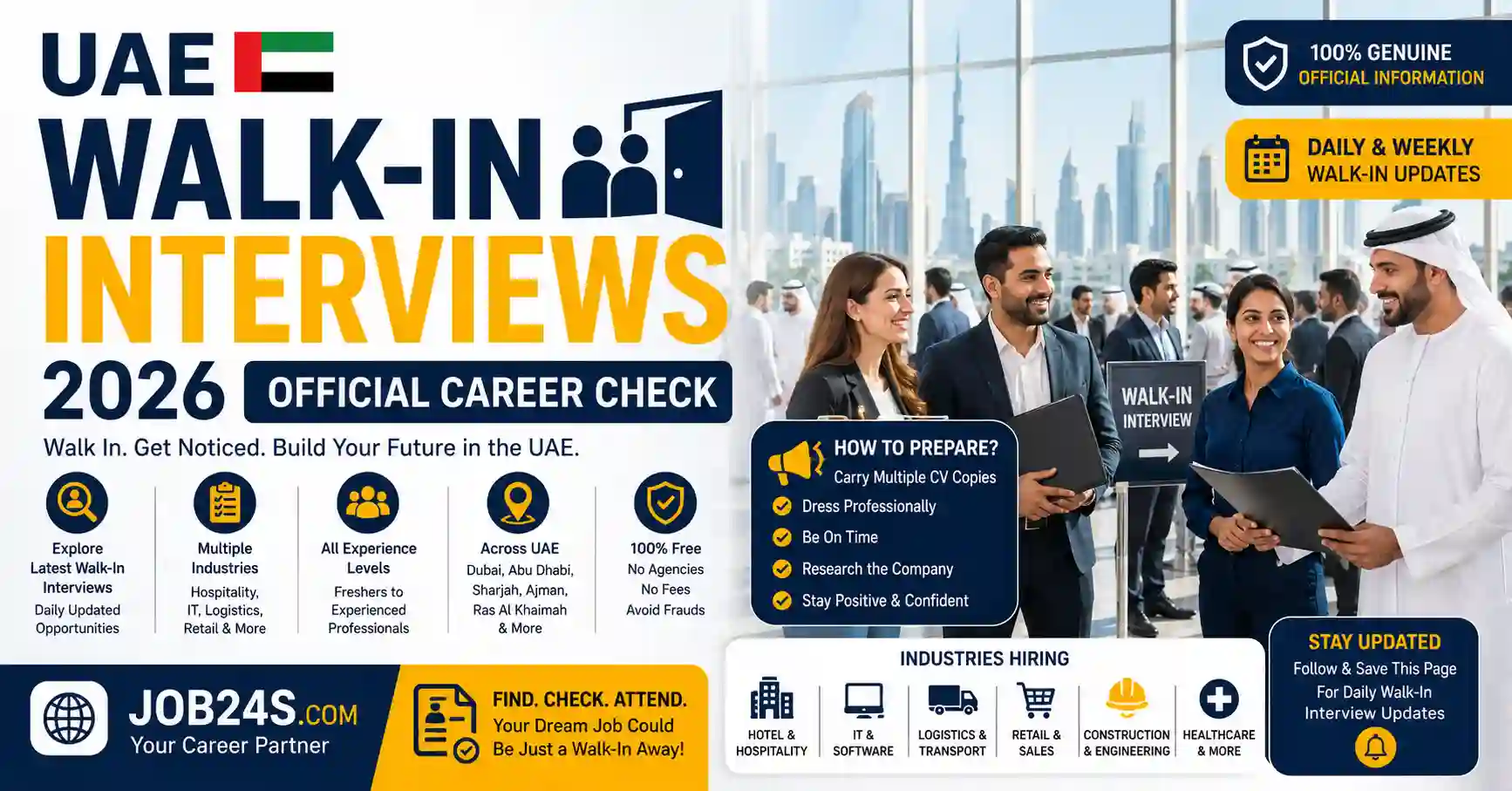 UAE Walk-In Interviews 2026