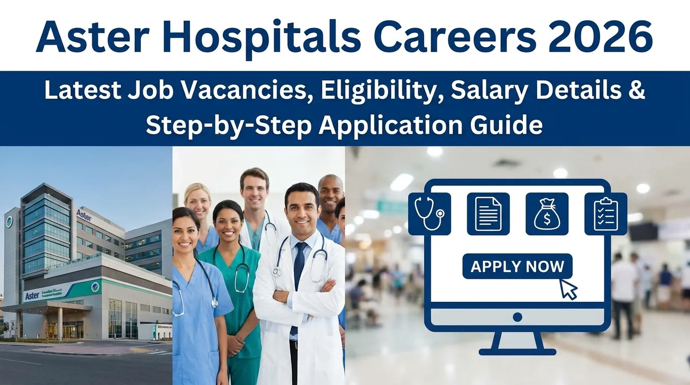 Aster Hospitals Careers 2026: Latest Job Vacancies, Eligibility, Salary Details & Step-by-Step Application Guide