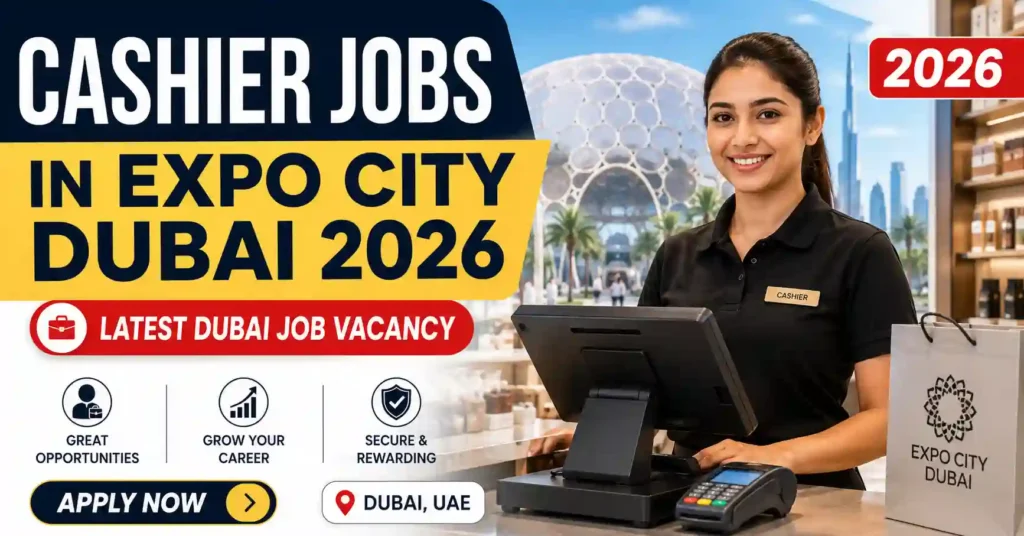 Cashier Jobs in Expo City Dubai 2026 – Latest Dubai Job Vacancy