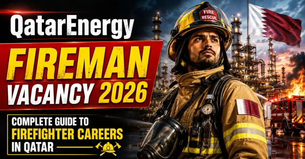 QatarEnergy Fireman Vacancy 2026 – Complete Guide to Firefighter Careers in Qatar