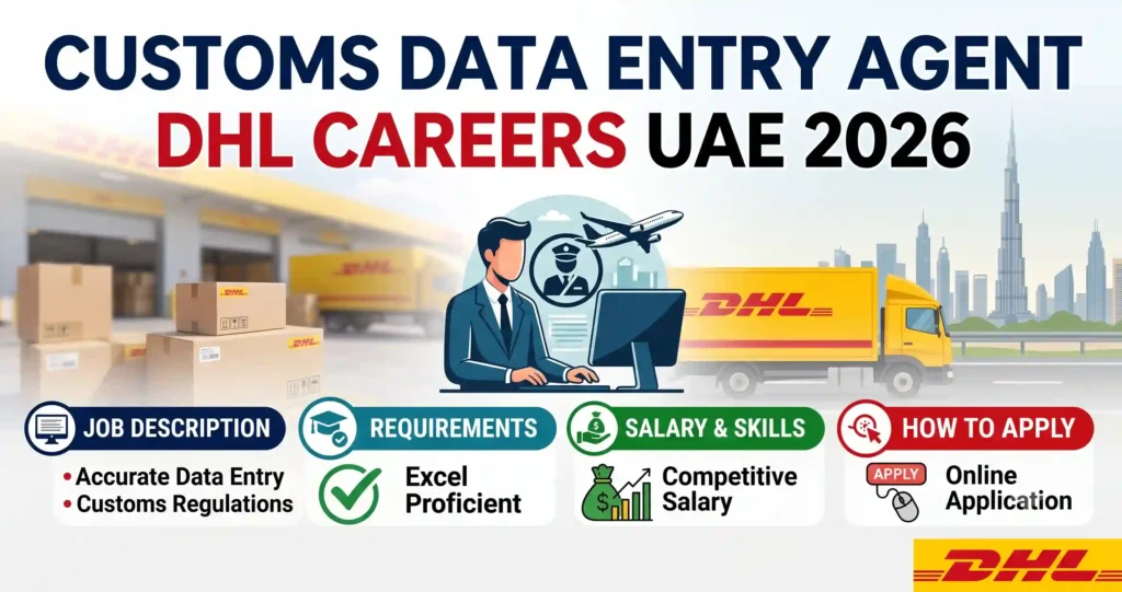 Customs Data Entry Agent DHL Careers in UAE 2026 – Job Description, Requirements, Salary, Skills & How to Apply