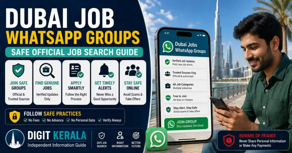 Dubai Job WhatsApp Groups: Safe Official Job Search Guide