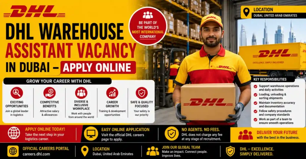 DHL Warehouse Assistant II Dubai 2026 official vacancy and careers guide
