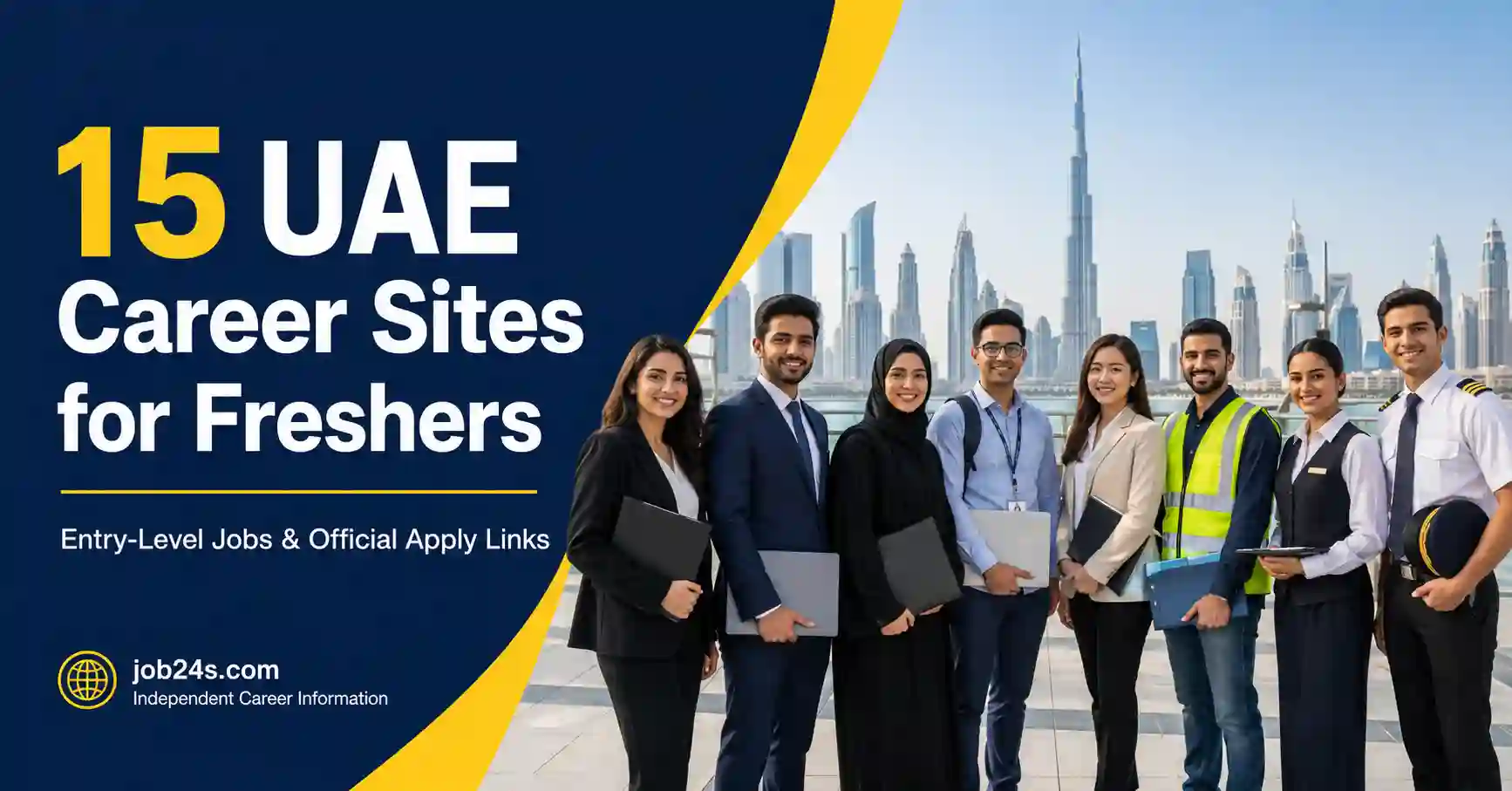 Fresh graduates exploring official company career sites for entry-level jobs in the UAE